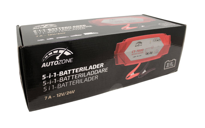 Batterilader 3,5-7 A/12-24 V - Autozone